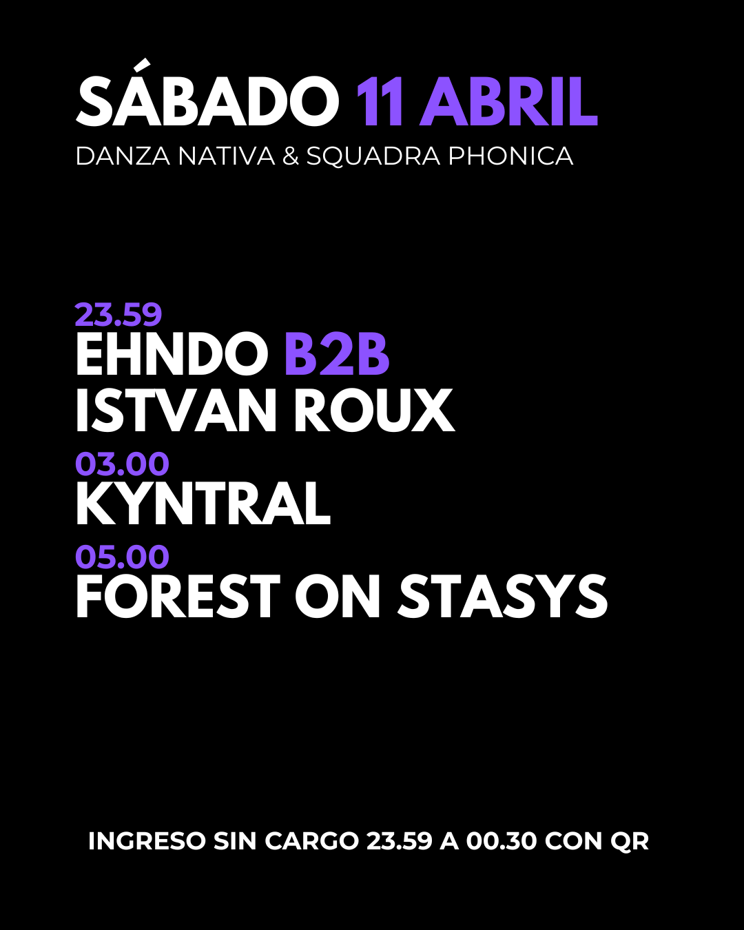 Danza Nativa & Squadra Phonica at Under Club